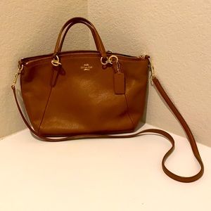 Light brown Coach Small Kelsey satchel
